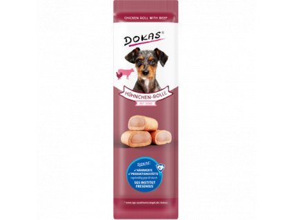 Dokas-Kuřecí rolky s hovězí náplní 10 g