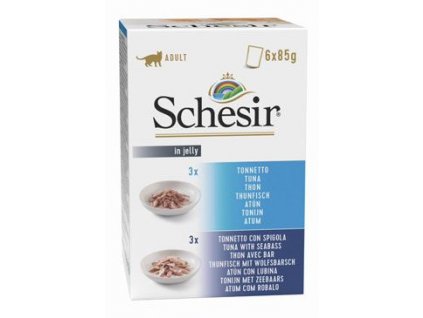 Schesir Cat kapsa Adult Monoprot.tuňák/moř.okoun 6x85g