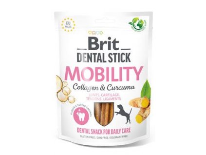 Brit Dog Dental Stick Mobility Curcuma&Collagen 7ks