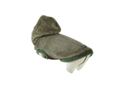 Obleček s kapucí pro psy BROOKLYN khaki 35cm Zolux
