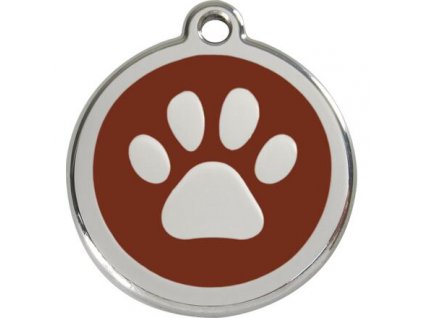 Známka Red Dingo - Tlapka - Hnědá