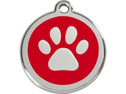 Známka Red Dingo - Tlapka - Červená