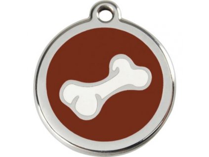 Známka Red Dingo Kost Comic hnědá