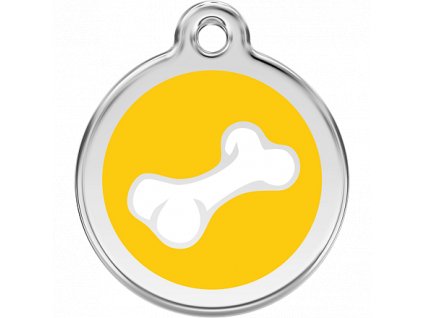 Známka Red Dingo Kost Comic žlutá