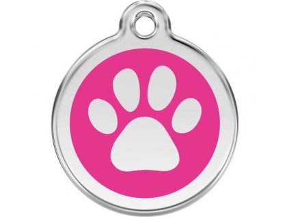 Známka Red Dingo - Tlapka - Tmavě růžová