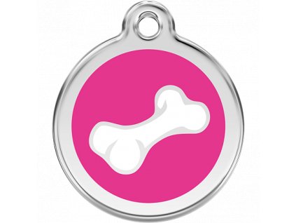 Známka Red Dingo Kost Comic tmavě růžová