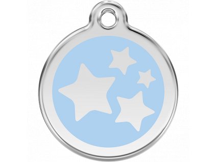 Známka Red Dingo Hvězdičky světle modrá