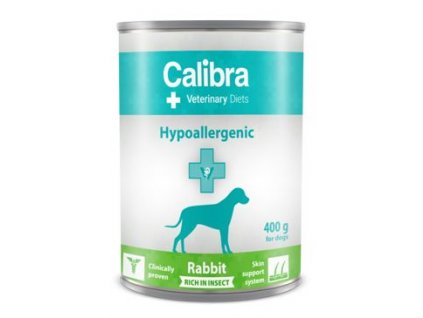Calibra VD Dog konz. Hypoallergen. Rabbit&Insect 400g