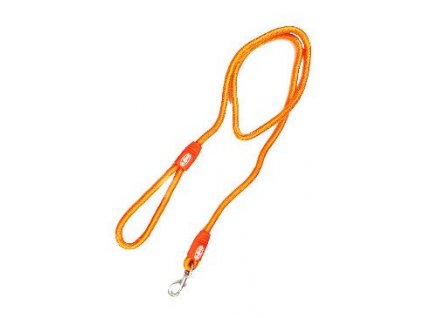 Vodítko BUSTER Reflective lanové 120cm/13mm oranžové