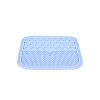 Lízací podložka pro psy SILICONE modrá M Zolux