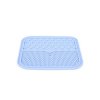 Lízací podložka pro psy SILICONE modrá L Zolux