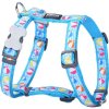 Red Dingo postroj – Beach Ball Turquoise – 12 mm x 30-44 cm
