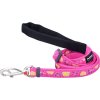 Red Dingo vodítko – Hibiscus Hot Pink – 12 mm x 1,8 m