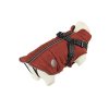 Obleček bunda pro psy S POSTROJEM terakota 20cm Zolux (Velikost bundy s postrojem 20cm)