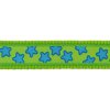 Red Dingo vodítko přepínací – Stars Turquoise – 12 mm x 2 m