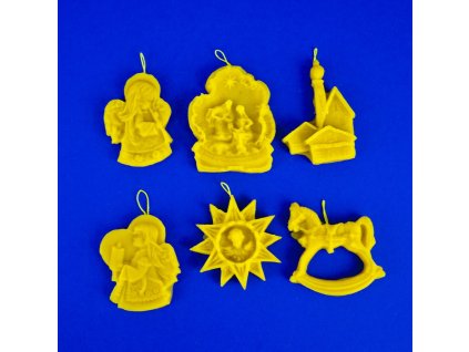 Sada ozdob z vosku-tři druhy