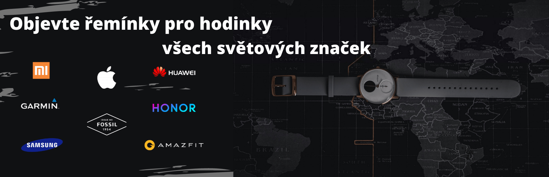 Řemínky na chytré hodinky světových značek