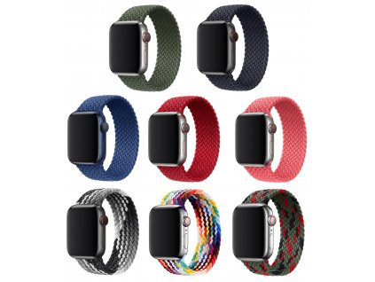 Pletený navlékací řemínek pro Apple Watch 42mm/44mm/45mm společné