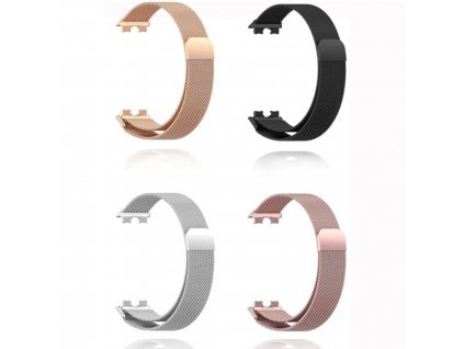 Milánský tah celokovový náhradní náramek pro Huawei Band 8/9 spolecny