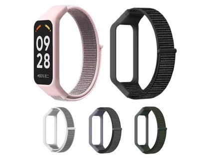 Nylonový náhradní náramek pro Xiaomi Smart Band 8 Active a Redmi Band 2 spol