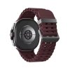 Oceánský silikonový řemínek pro Samsung Galaxy Watch 8 vínová červená min