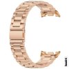 Masivní celokovový řemínek pro Samsung Galaxy Watch 8 růžová zlatá rose gold min
