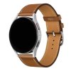Barevný kožený řemínek pro chytré hodinky 22mm hnědá min
