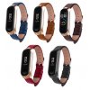 Kožený náhradní náramek pro Mi Band 5
