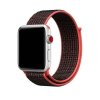Nylonový náhradní řemínek pro Apple Watch 38mm/40mm červená-černá