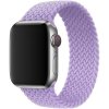Pletený navlékací řemínek pro Apple Watch 42mm/44mm/45mm světle fialová
