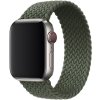 Pletený navlékací řemínek pro Apple Watch 42mm/44mm/45mm snově zelená