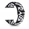 Nastavitelný nylonový elastický loop řemínek pro Apple Watch 38mm/40mm zebra