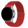 Nastavitelný nylonový elastický loop řemínek pro chytré hodinky 20mm červená