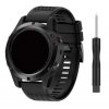 Silikonový řemínek pro Garmin EasyFit/QuickFit 26mm černá