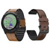 Silikonový řemínek s pravou kůží pro Garmin EasyFit/QuickFit 22mm společný2