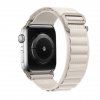 Alpský tah tkaný nylonový řemínek pro Apple Watch 42mm/44mm/45mm hvězdně bílá