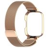 Milánský tah celokovový náhradní řemínek s pouzdrem pro Xiaomi Redmi Watch 3 Active rosegold 1 min