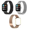 Milánský tah celokovový náhradní řemínek s pouzdrem pro Xiaomi Redmi Watch 3 Active společné min
