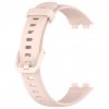 Silikonový řemínek se zapínáním na sponu pro Huawei Band 8/9 písková růžová