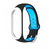 EF náhradní náramek s kovovým zapínáním pro Mi Band 5 modro-černá