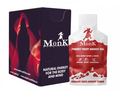 Monk Forest fruit, BIO energetický gel, 30 g, Balení 15 kusů Monk Nutrition