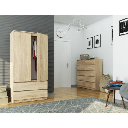 elegantná skriňa CLIPS S90 vyrobená v jednoduchom vzhľade