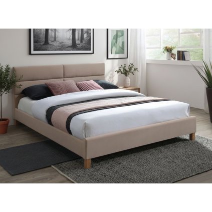 výjimečná-manželská-postel-sierra-velvet-v-bezovém-převedení