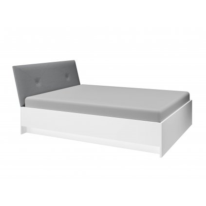 krásná postel brielle 160x200 s šedým caluněním