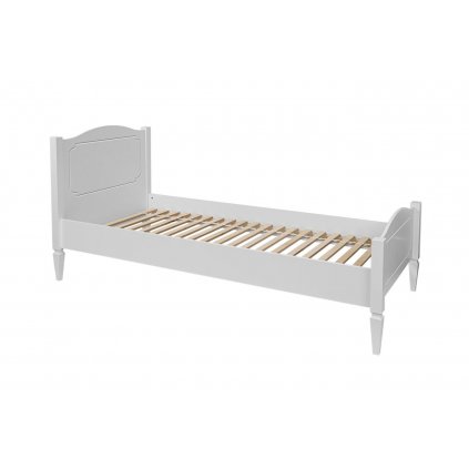 Dětská postel ROYAL, v moderním bílém provedení