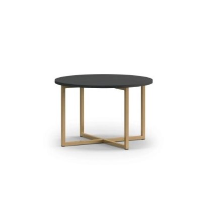 konferenční stolek pula v jasně portland černé barvě 60 v moderním provedení