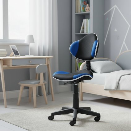 dětská-stolička-q-g2-v-prevedení-cerno-modra