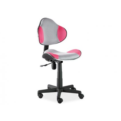 Hezká dětská židle Q-G2, v nádherném provedení růžová - šedá
