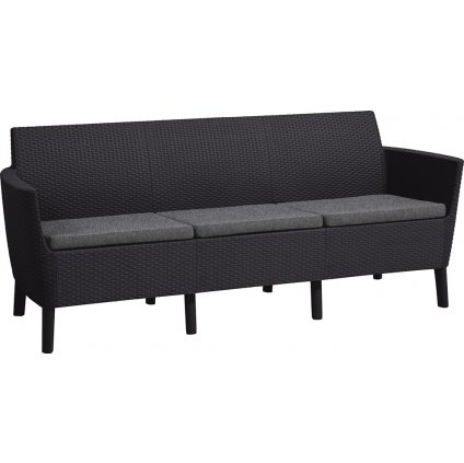 zahradní pohovka SALOMON 3 SEATER SOFA grafit