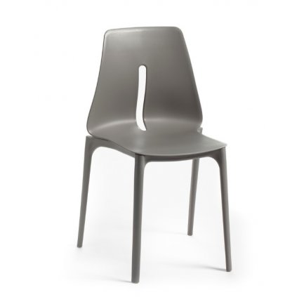 kvalitní plastová židle oblong šedá